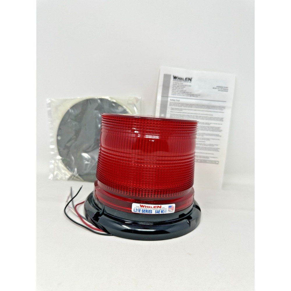Whelen L21E  SERIES LED Beacon Light  SAE W3-1  01-0686357-R3